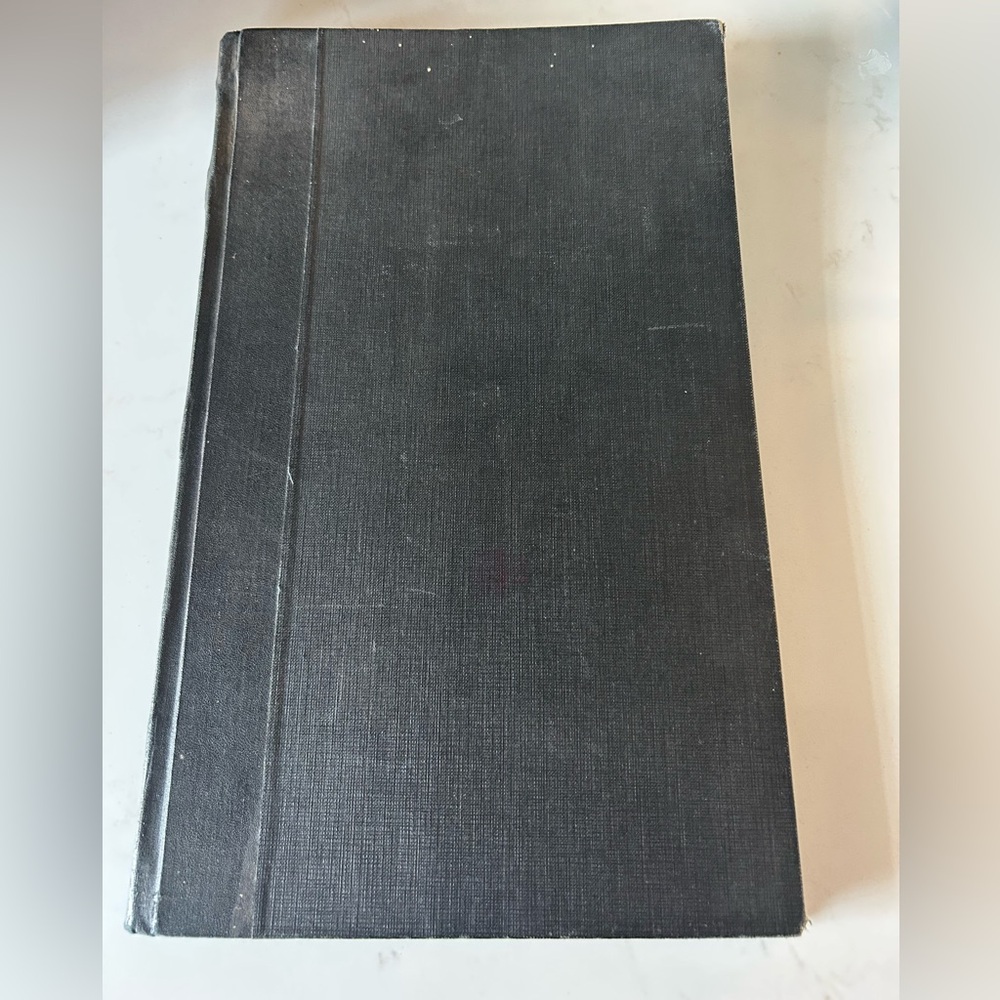 Vintage Government Canada Black Lined Book / Ledger